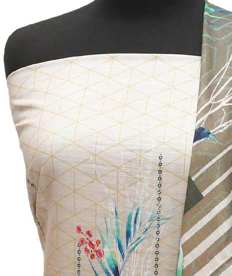 Riwayat Print Khaddar`21 D#10923 (Fawn)