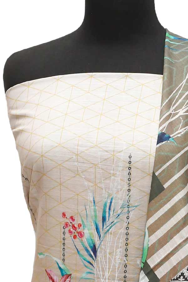 Riwayat Print Khaddar`21 D#10923 (Fawn)