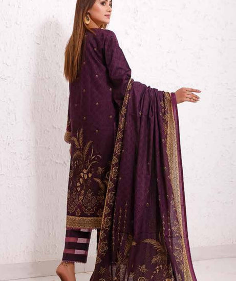 Roshni Print Lawn`22 D#911 Purple