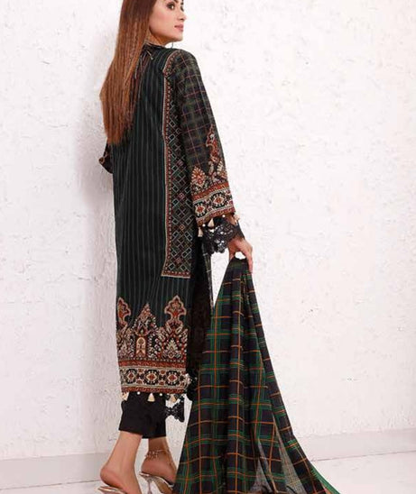 Roshni Print Lawn`22 D#913 Black