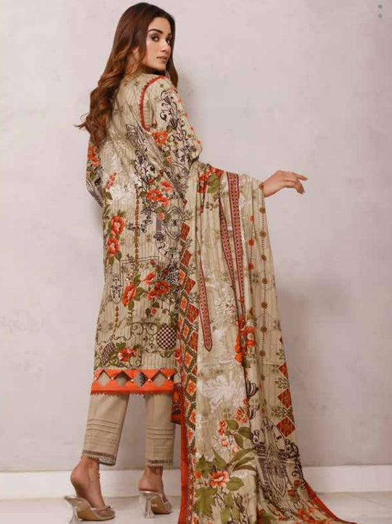 Roshni Print Lawn`22 D#921 Pista