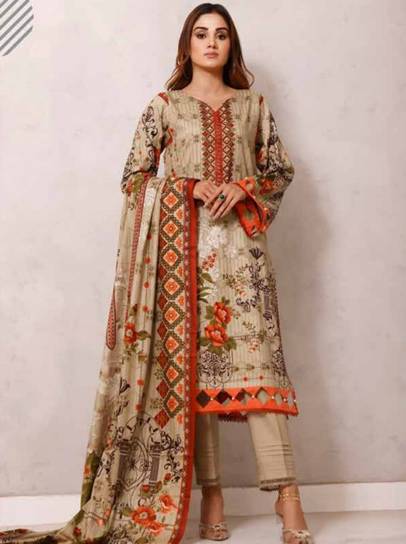 Roshni Print Lawn`22 D#921 Pista