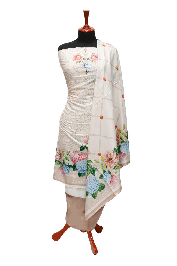 Royal Designer Lawn`21 D#102 Fawn