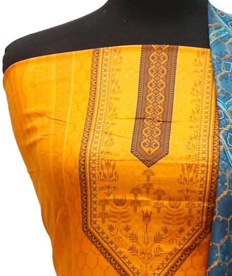 Royal Designer Lawn`21 D#5438 Orange