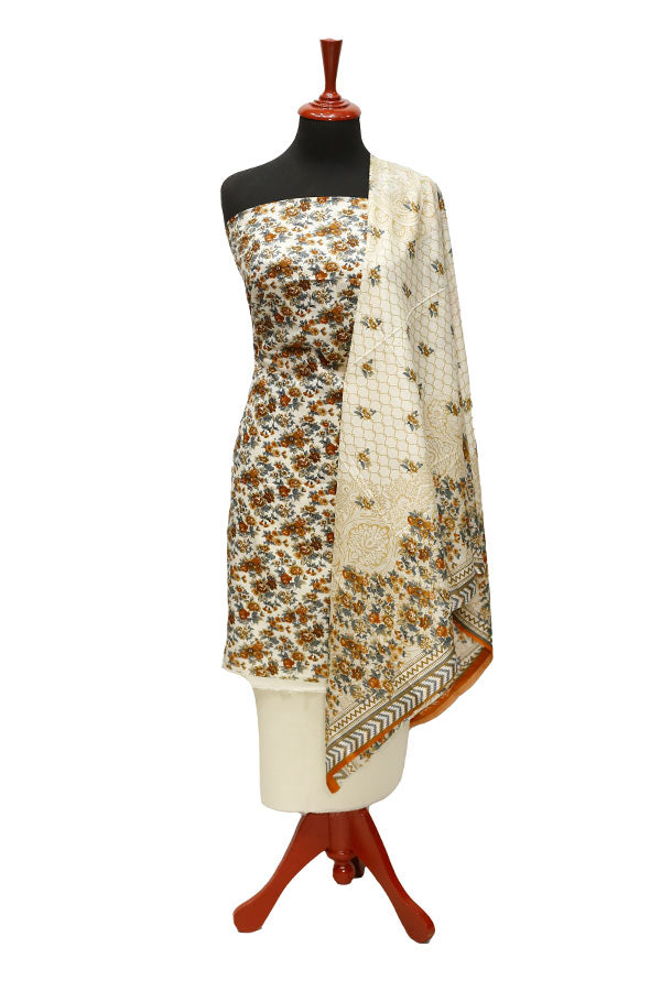 Royal Designer Lawn`21 D#601 Golden