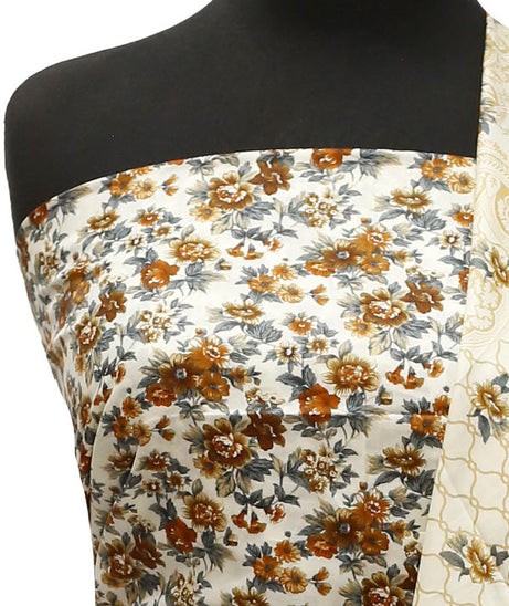 Royal Designer Lawn`21 D#601 Golden
