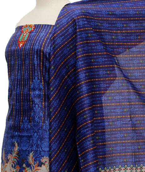 Royal Designer Lawn'21 D # 602    Blue
