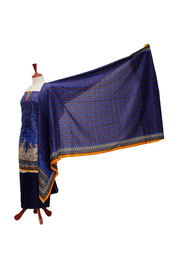 Royal Designer Lawn'21 D # 602    Blue