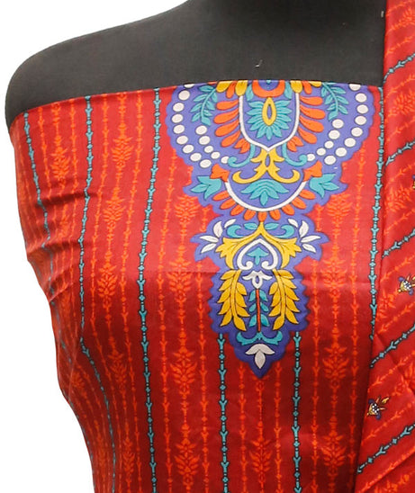 Royal Designer Lawn`21 D#602 Maroon