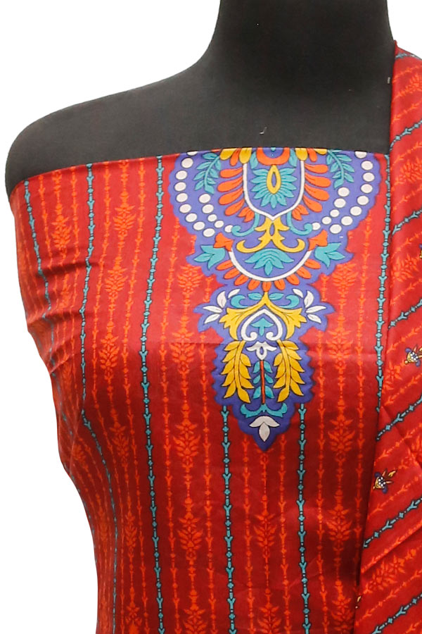 Royal Designer Lawn`21 D#602 Maroon