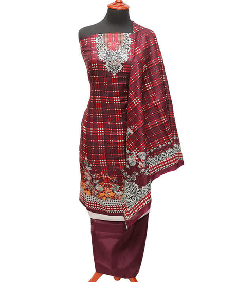 Royal Designer Lawn`21 D#603 Magenda