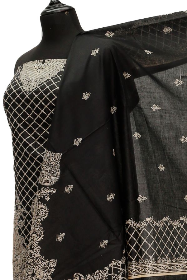 Royal Designer Lawn'21 D # 605    Black
