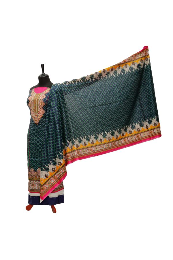 Royal Designer Lawn'21 D # 607    Blue