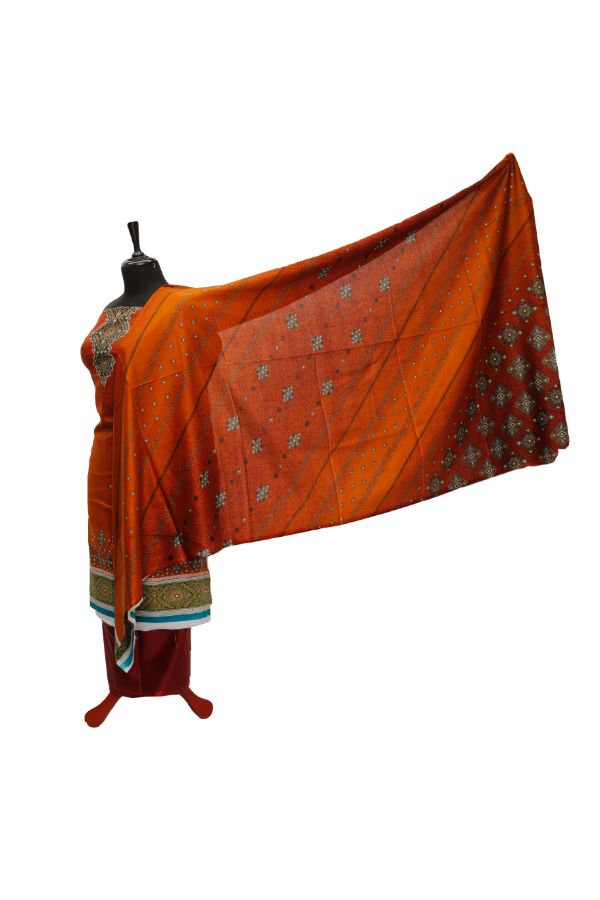 Royal Designer Lawn'21 D # 608    Maroon