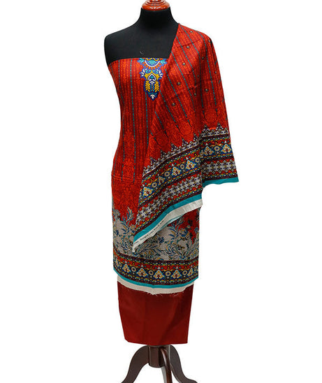 Royal Designer Lawn`23 D#602 Maroon