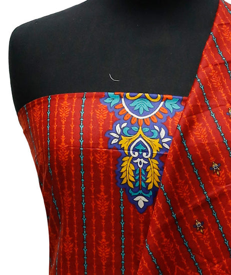 Royal Designer Lawn`23 D#602 Maroon