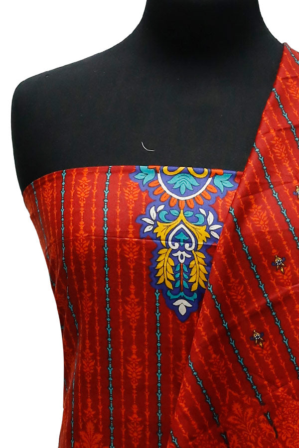 Royal Designer Lawn`23 D#602 Maroon