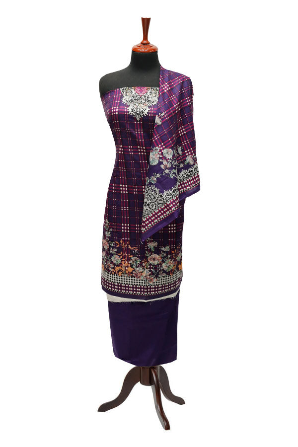 Royal Designer Lawn`23 D#603 N-Blue