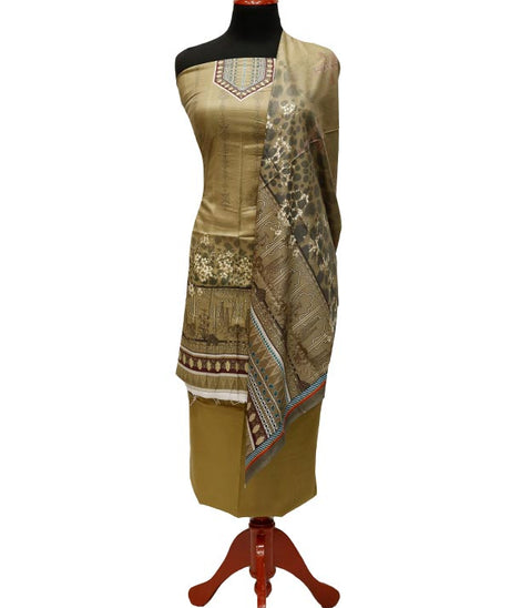 Royal Designer Linen`22 D#4217 Mehndi