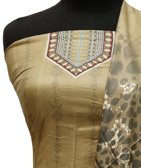 Royal Designer Linen`22 D#4217 Mehndi
