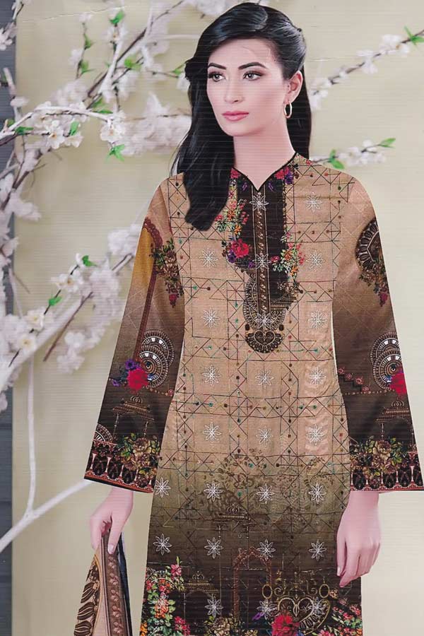 SK D/Chikankari Linen`20 DN#07  (Vol-8)