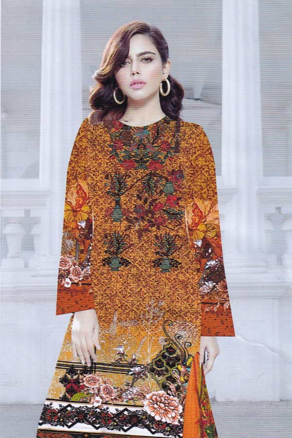 SK D/Emb Linen Chikankari`20 DN#03  (Vol-9)