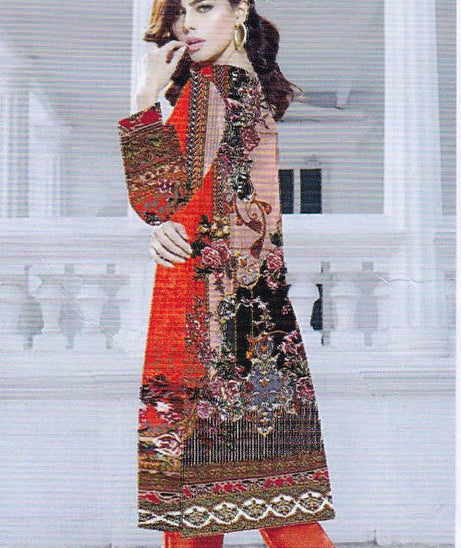 SK D/Emb Linen Chikankari`20 DN#04  (Vol-9)