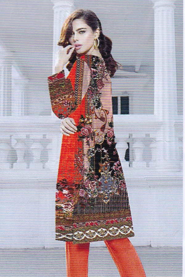SK D/Emb Linen Chikankari`20 DN#04  (Vol-9)