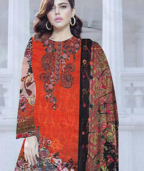 SK D/Emb Linen Chikankari`20 DN#04  (Vol-9)