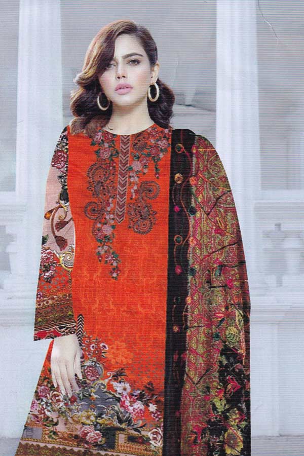SK D/Emb Linen Chikankari`20 DN#04  (Vol-9)