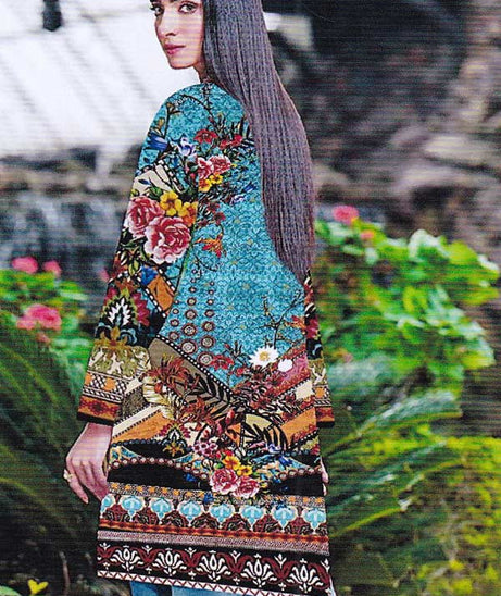 SK D/Emb Linen Chikankari`20 DN#08  (Vol-9)