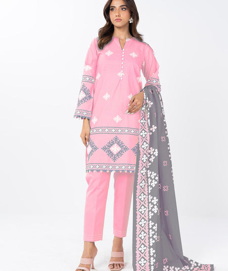 AL Karam S/S Lawn`25 SS#19.1 (Pink)