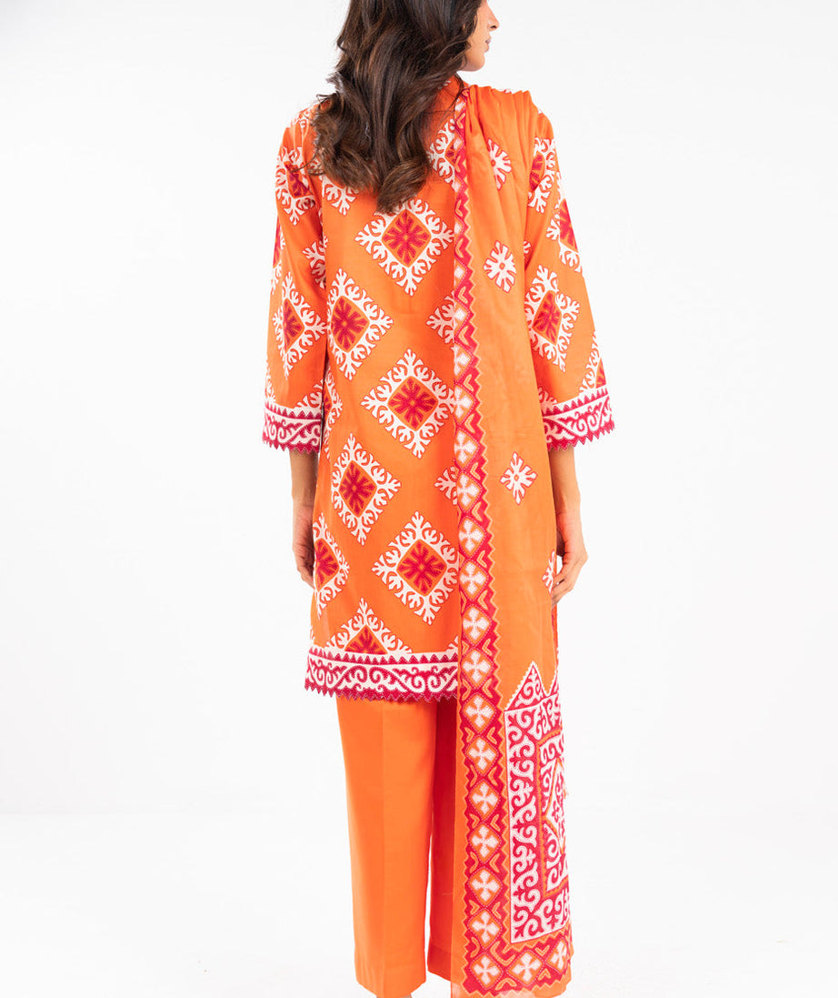 AL Karam S/S Lawn`25 SS#20.1 (Orange)