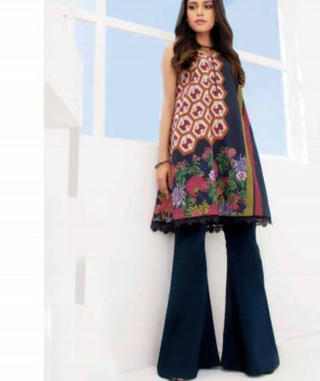Al Karam S/S Lawn'21 SS # 21   V # 2 Black