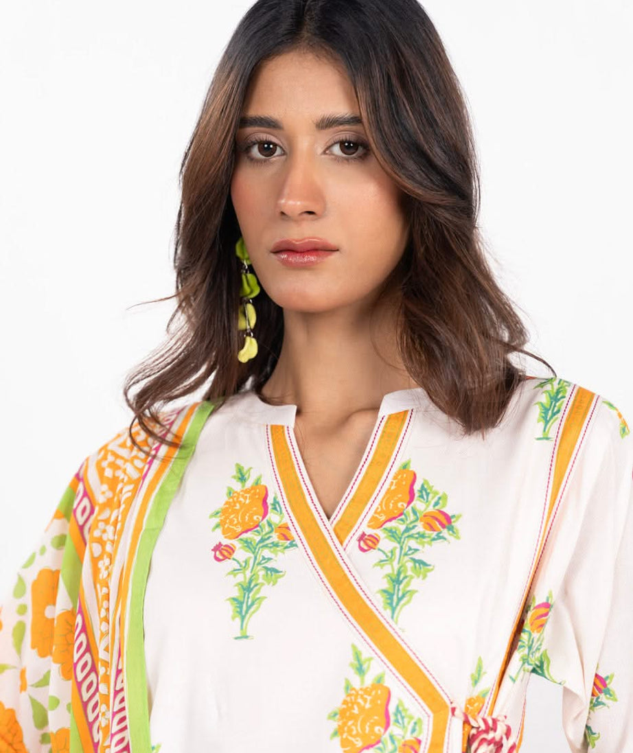 AL Karam S/S Lawn`25 SS#24.1 (Off White)