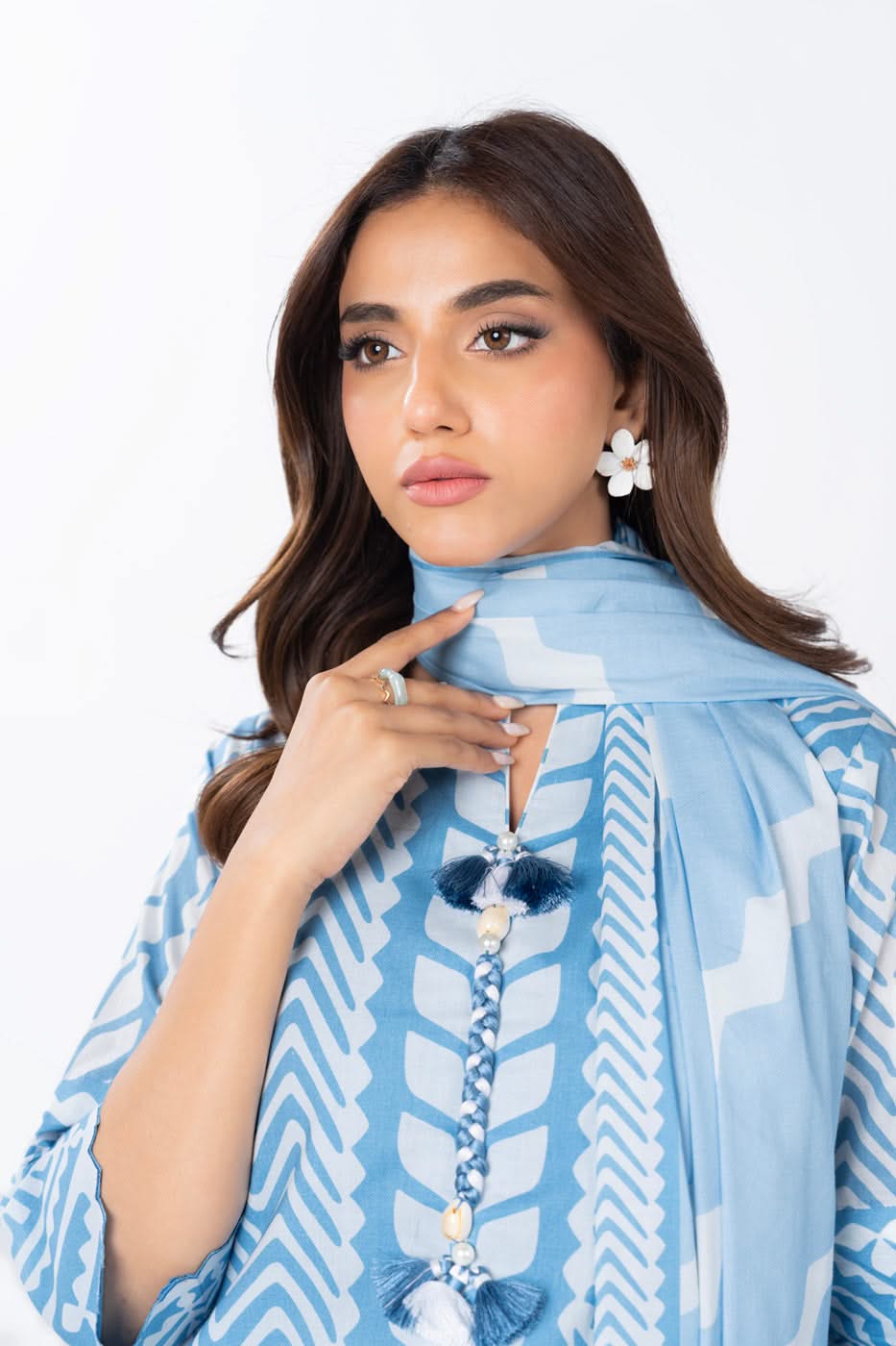 AL Karam S/S Lawn`25 SS#26.1 (Blue)
