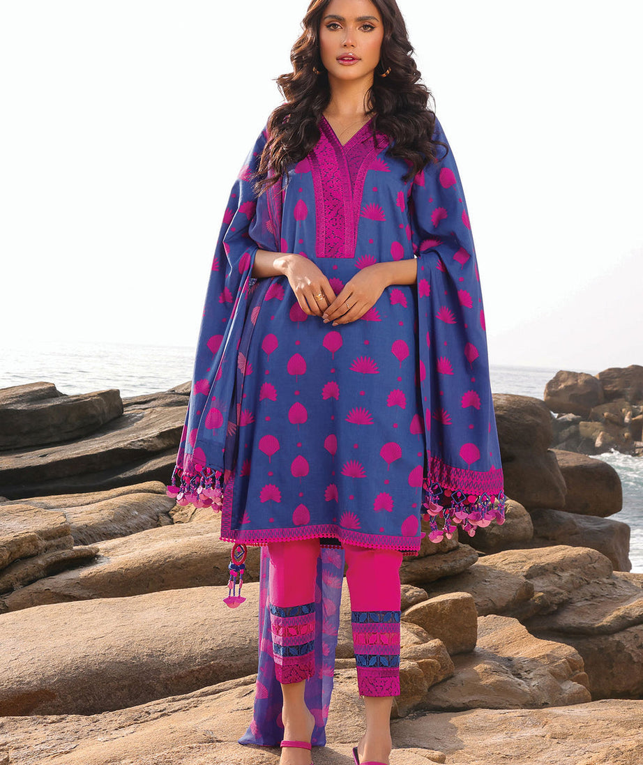 Al-Karam S/S Lawn`23 SS#30 Blue