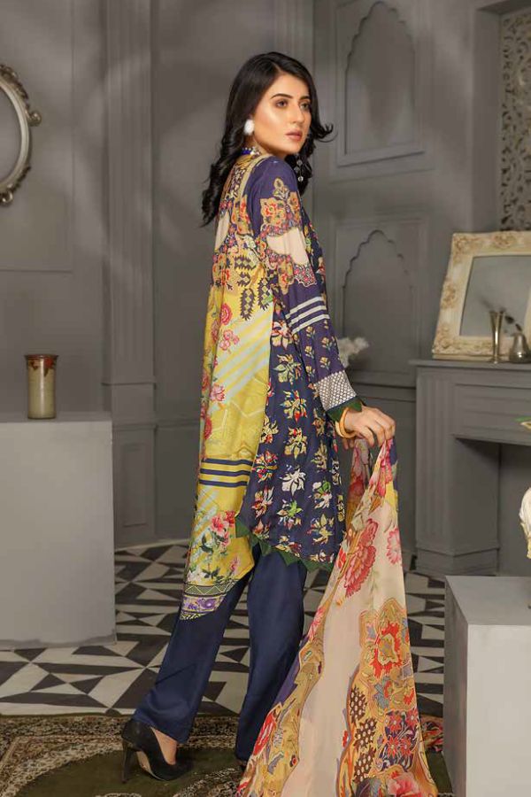 SS Rangoli Emb Lawn`21 D#08 (Vol-2)