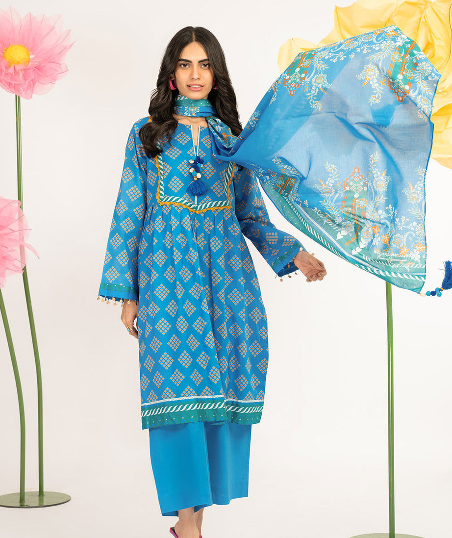 Al-Karam S/S Lawn`23 SS#9 Blue