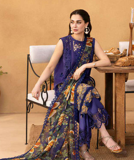 Saira Rizwan Luxury Unstitched Lawn'25 SRL#01 (Aimee)