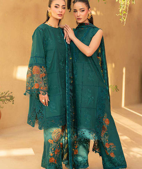 Saira Rizwan Luxury Unstitched Lawn'25 SRL#10 (Lira)