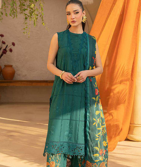 Saira Rizwan Luxury Unstitched Lawn'25 SRL#10 (Lira)