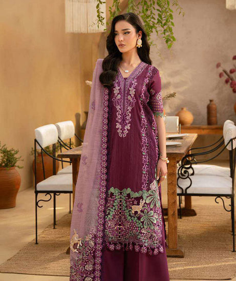 Saira Rizwan Luxury Unstitched Lawn'25 SRL#11 (Valerie)