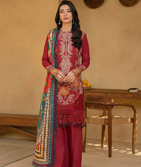 Saira Rizwan Luxury Unstitched Lawn'25 SRL#02 (Manon)