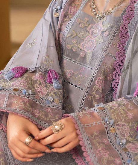 Saira Rizwan Luxury Unstitched Lawn'25 SRL#03 (Edrina)