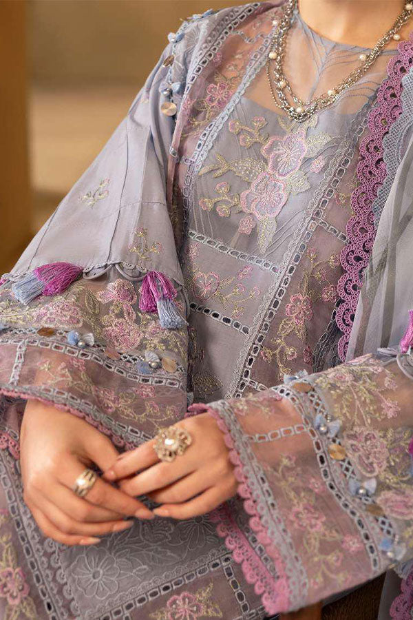 Saira Rizwan Luxury Unstitched Lawn'25 SRL#03 (Edrina)