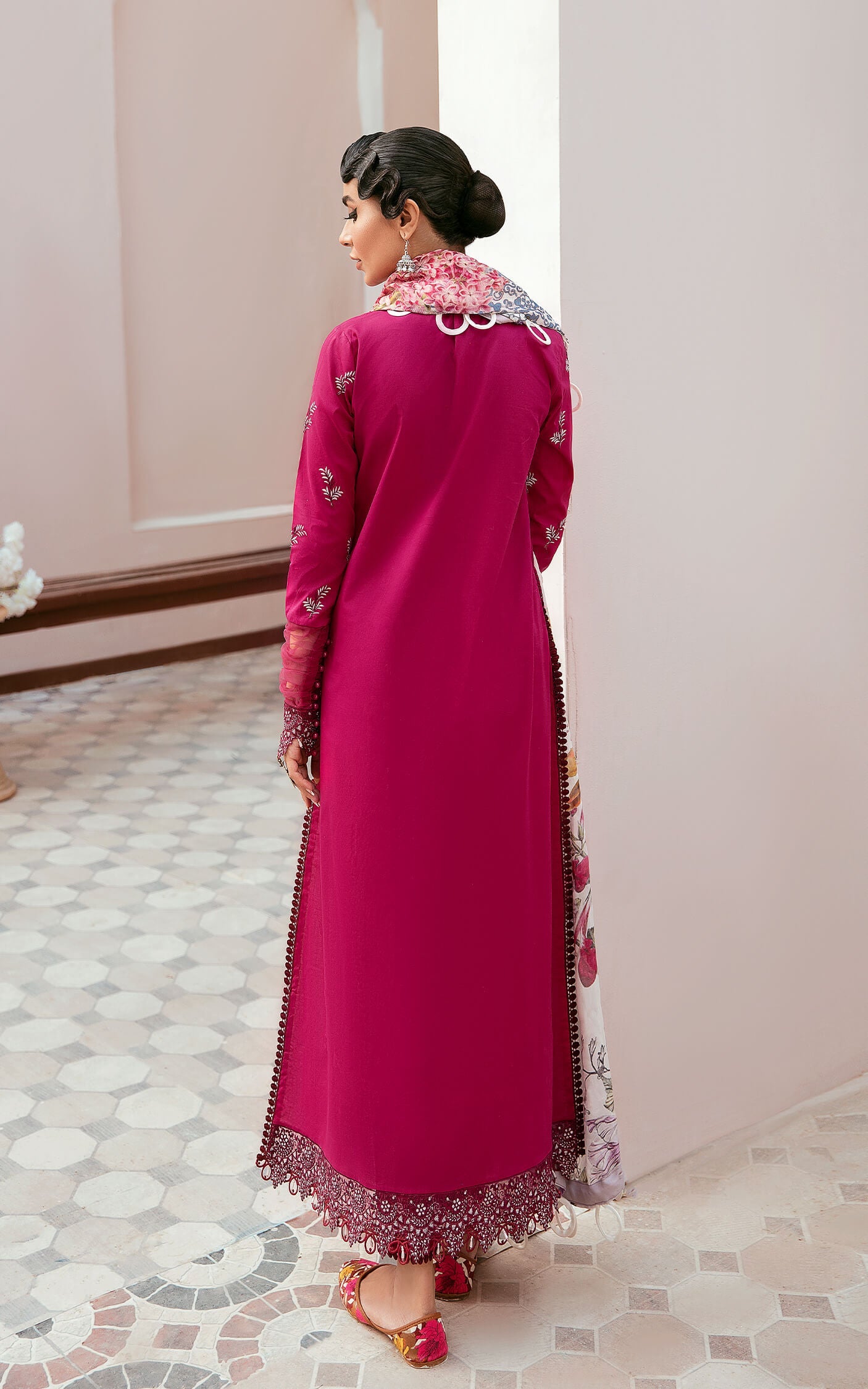Asifa Nabeel Qaus-e-Quzah Luxury Lawn'22 SS#08