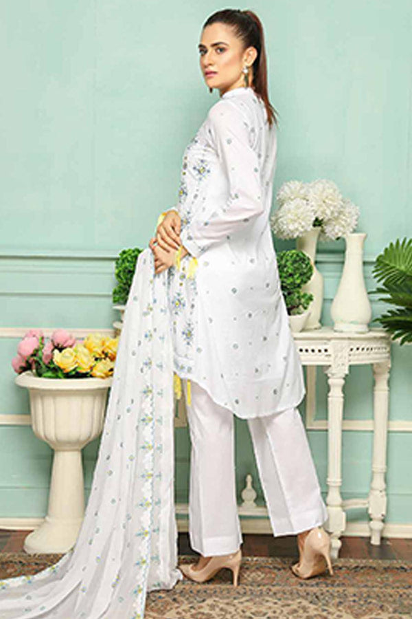 Sanam Saeed S/S Lawn`21 V-3 D#09