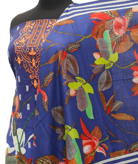 Satrangi Classic Linen`21 D#352 (Blue)