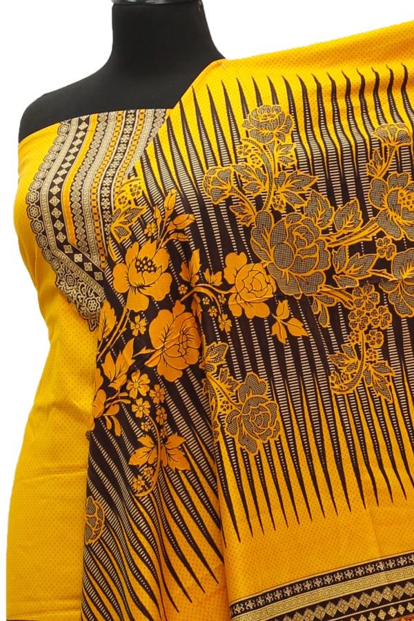 Satrangi Classic Linen`21 D#358 (Yellow)